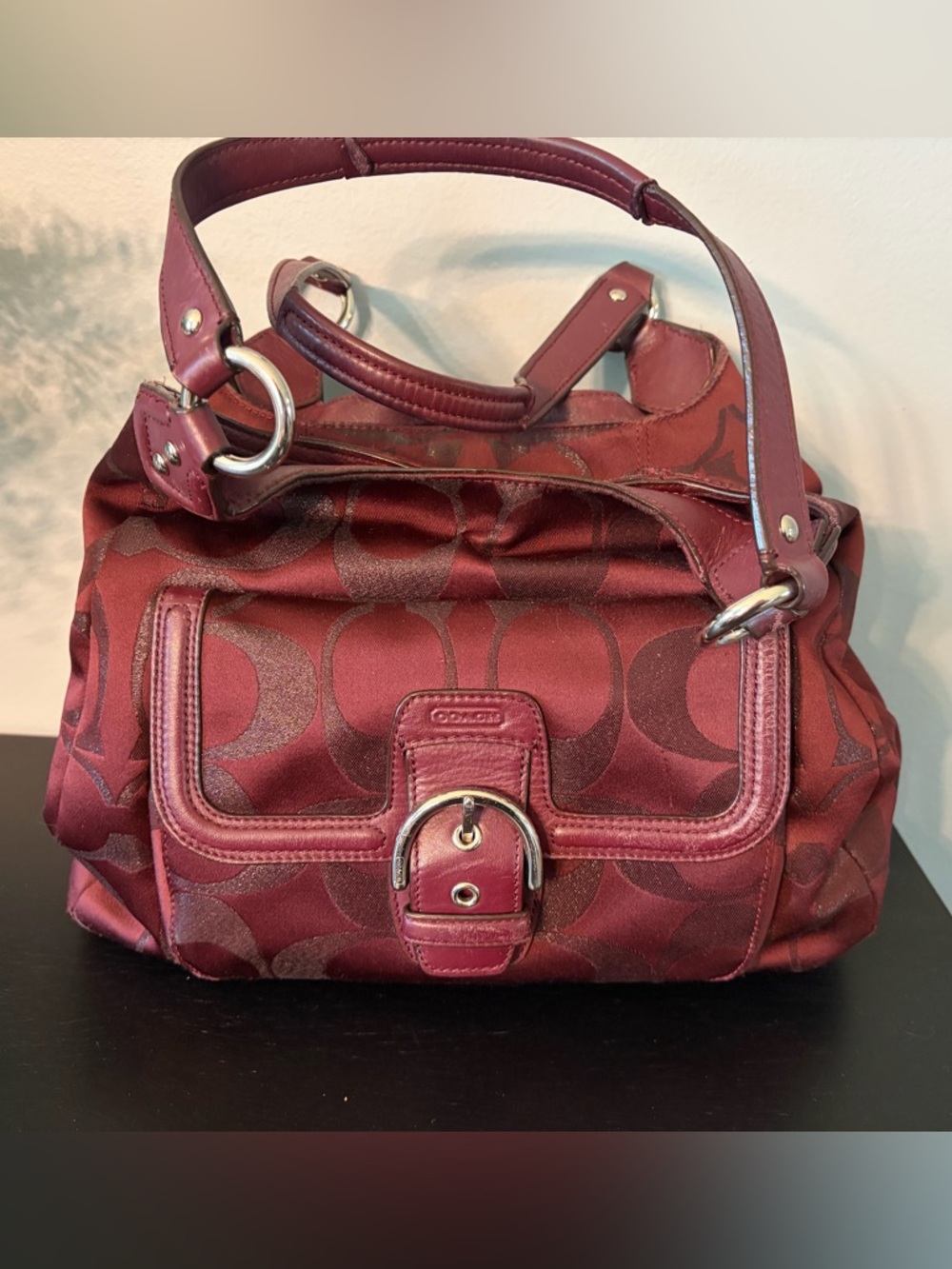 Coach Campbell Signature Hobo Bag